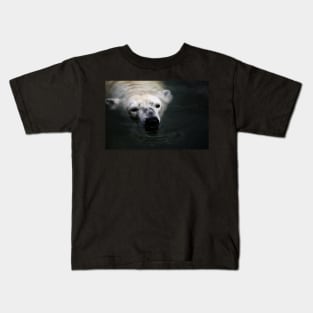 Ice bear swimming Kids T-Shirt